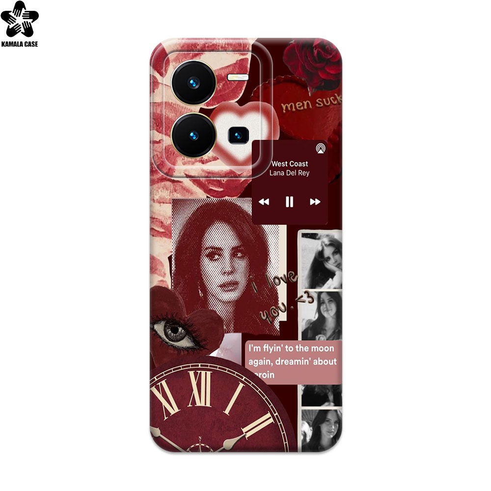 PREMIUM SOFTCASE LANA DEL REY MOTIF สําหรับ VIVO Y35 ใหม่ล่าสุด & VIVO ทั้งหมด - เคสกล้อง PRO - เคสใ