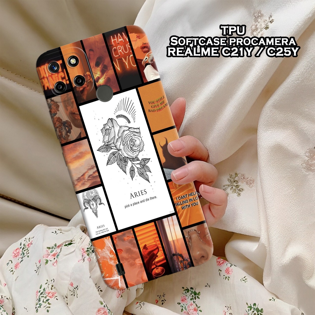 เคส HP ล่าสุด Realme C21Y / C25Y - เคส Leviora - เคส Zodiac Fashion - Realme C21Y / C25Y Softcase - 