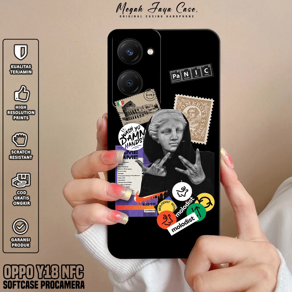 เคส HP VIVO Y18 NFC - VIVO Y18 NFC Aesthetic Motif Softcase - เคสโทรศัพท์ VIVO Y18 NFC - VIVO Y18 NF