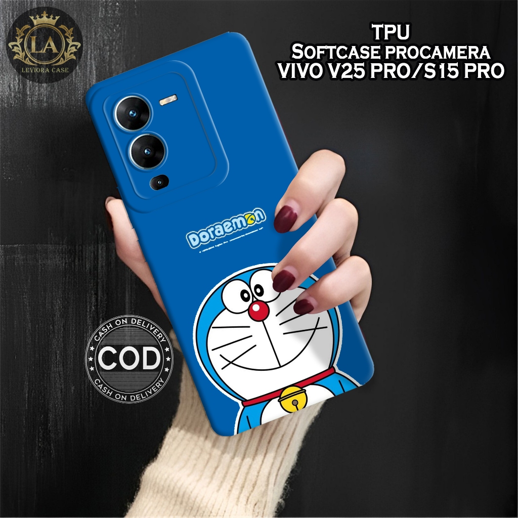 เคส HP Vivo V25 Pro / S15 Pro - เคส Leviora - เคส Doraemon Fashion - เคส Vivo V25 Pro / S15 Pro Soft