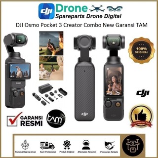DJI Osmo Pocket 3 Creator Combo New Garansi Resmi TAM Original DJI Osmo Pocket Creator Combo New