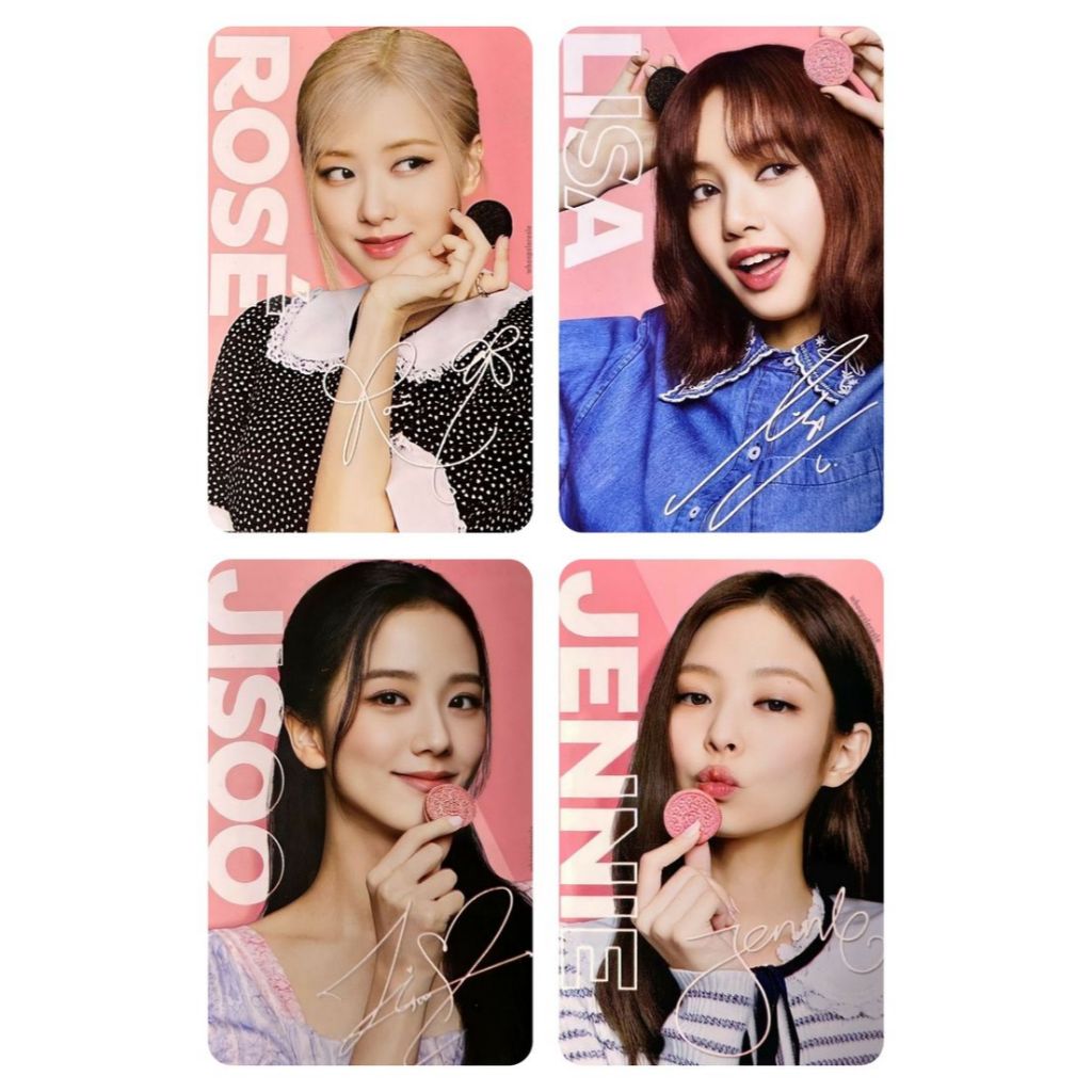 BLACKPINK X OREO PHOTOCARD [READ DESCRIPTION]