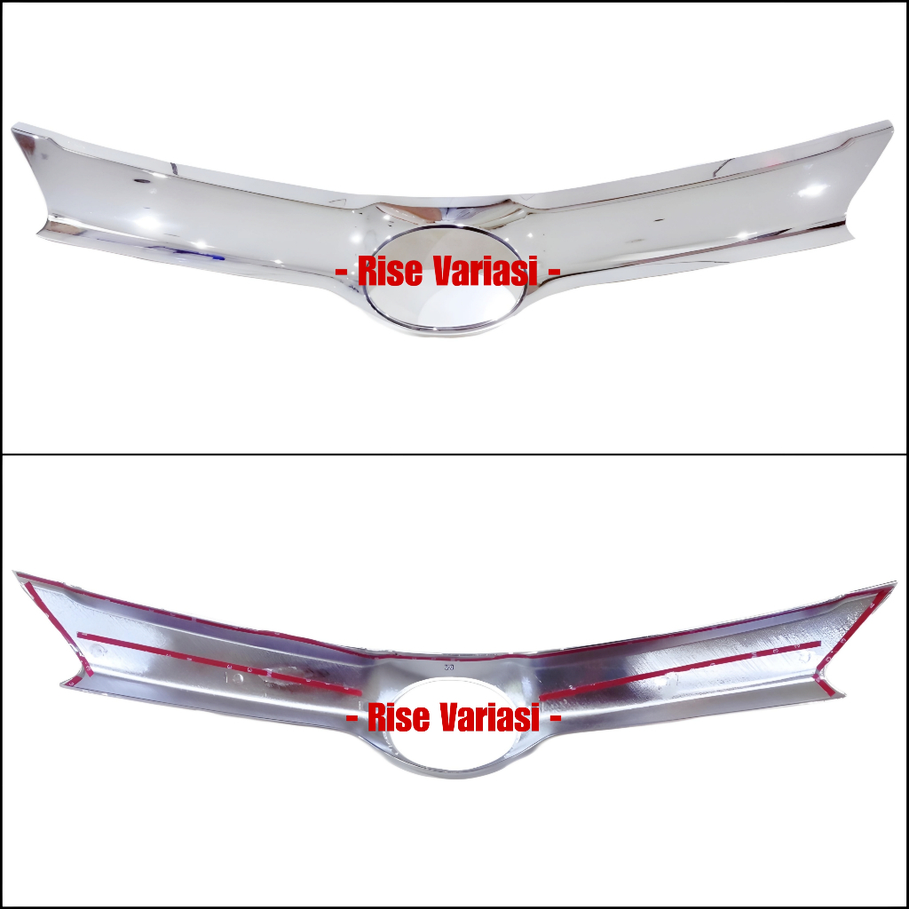 รายการฝาครอบกระจังหน้า Chrome Hood Molding Grand New Avanza Xenia 2015 2016 2017 2018