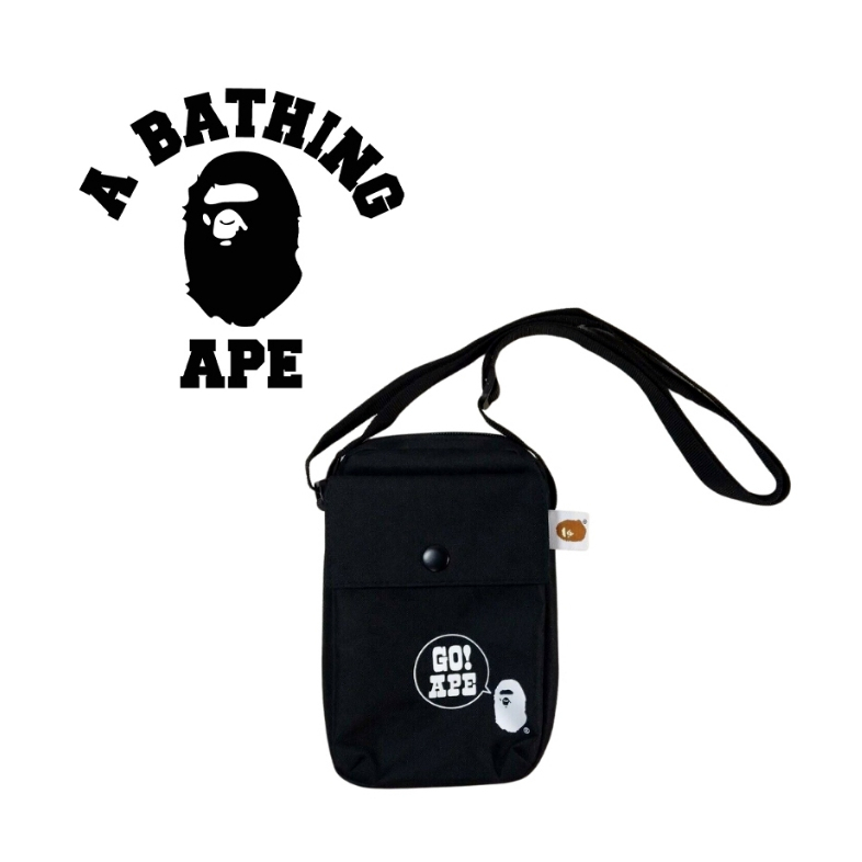 A BATHING APE กระเป๋าสะพายสมาร์ทโฟน ape อาบน้ํา 2024