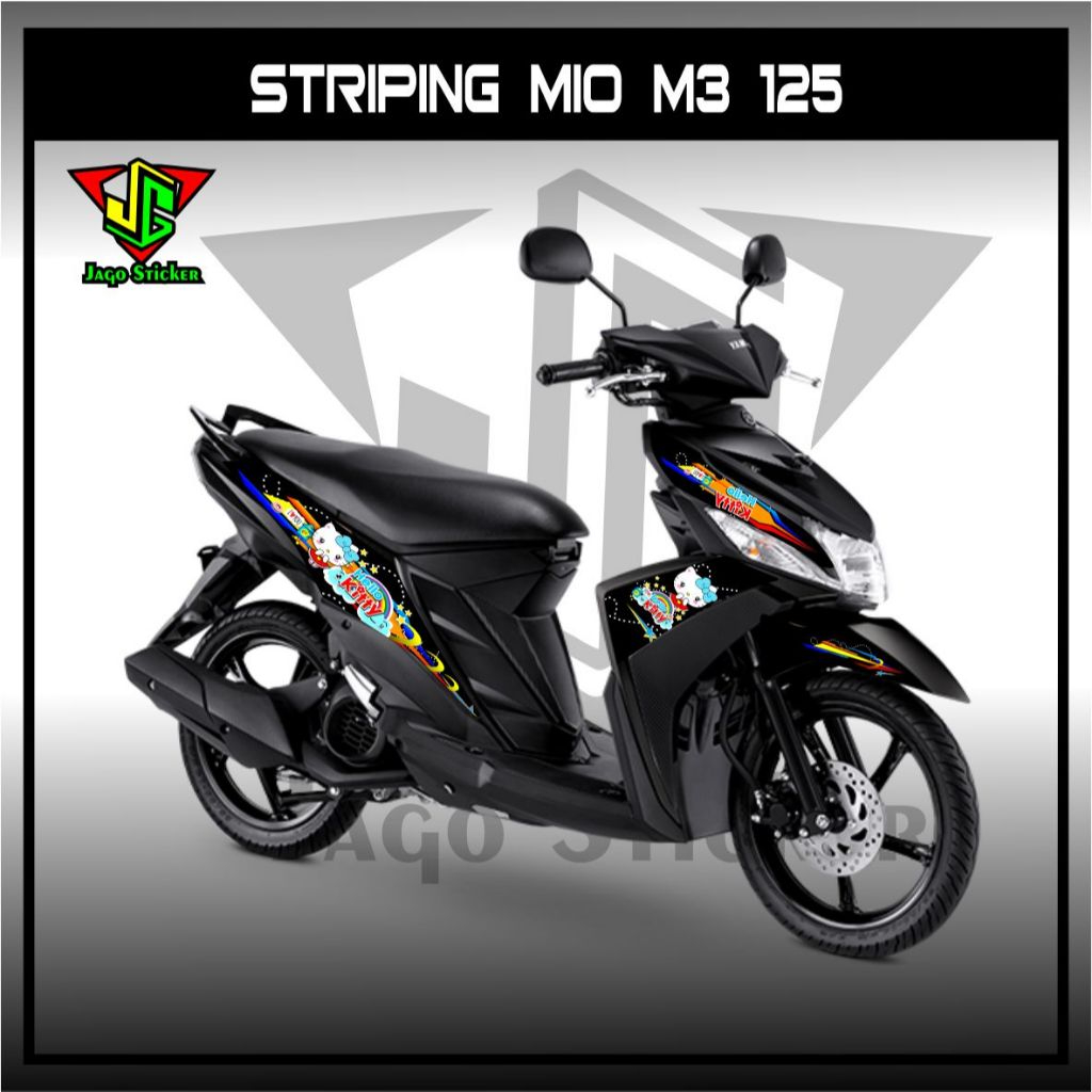 YAMAHA MIO M3/Z 125 สติ๊กเกอร์แถบรถจักรยานยนต์ HELLO KITTY GRAPHICS