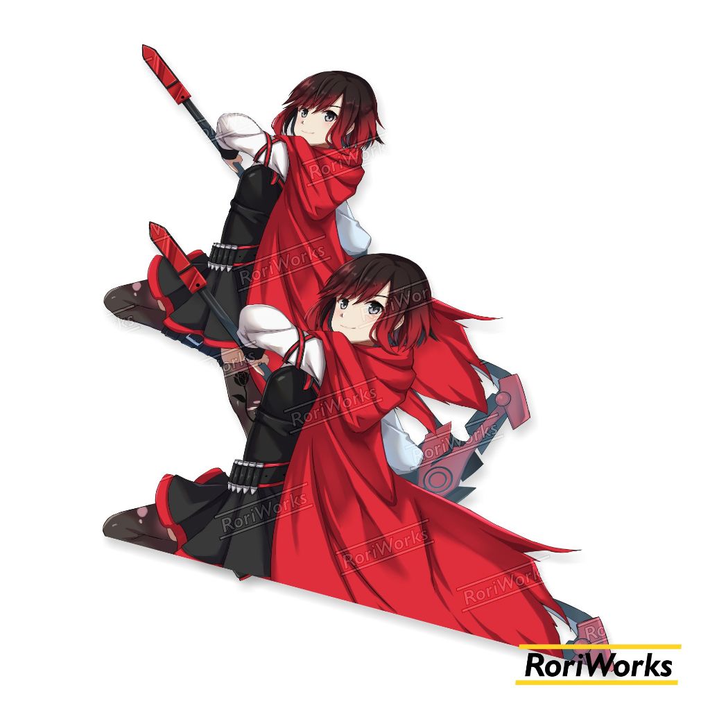 สติ๊กเกอร์ Kiss cut - Ruby Rose | RWBY
