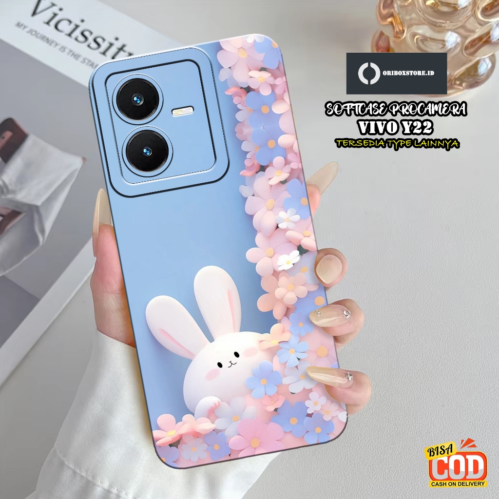 HP ล่าสุด VIVO Y22 Phone Case - Cartoon Case Motif - เคส VIVO Y22 - เคส VIVO Y22 Phone Softcase - เค