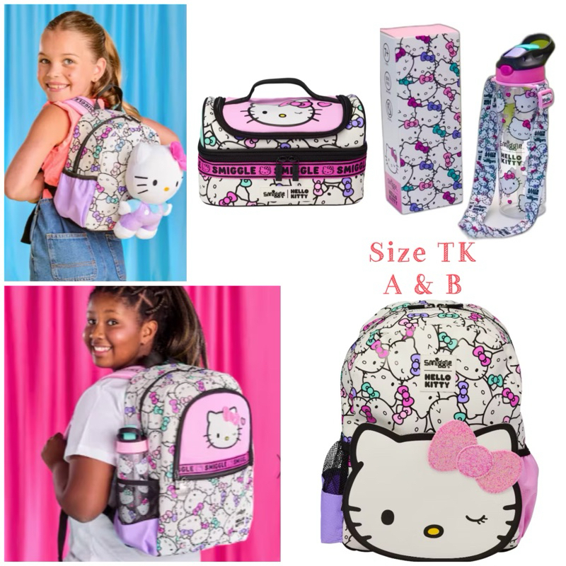 New EDITION BACKPACK SD / KINDERGARTEN SMIGGLE HELLO KITtY GRADE ORI