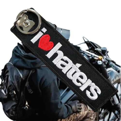 GUNGAN I Love Haters พวงกุญแจปัก