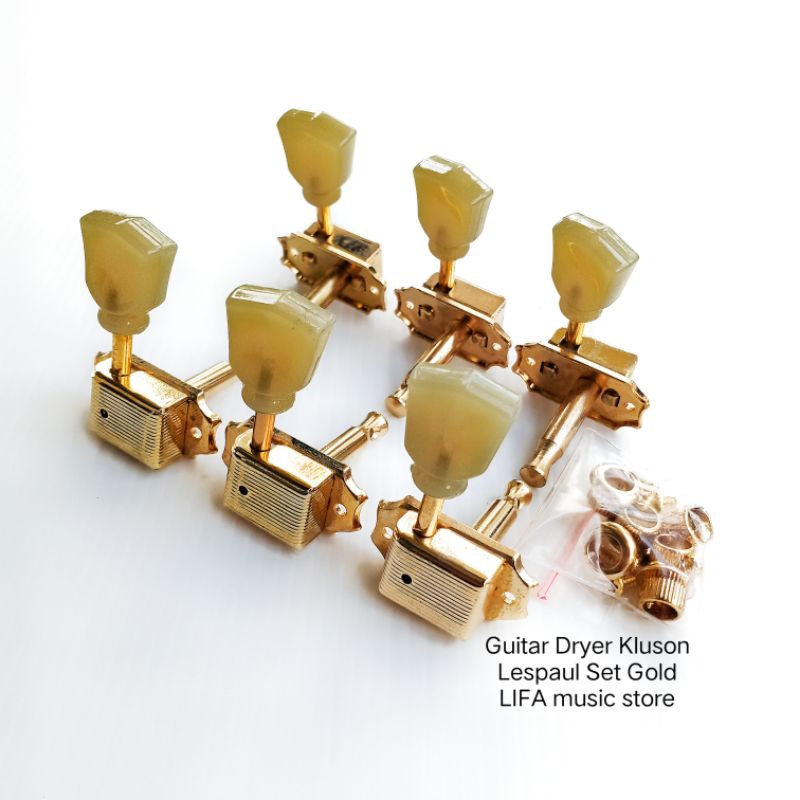 เครื่องเป่ากีต้าร์ Kluson Lespaul Set Gold