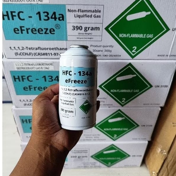 Efreeze HFC-134a สารทําความเย็นแก๊ส FFREONN HFC 1 R134a 134a Refrigerant R134 134 แก๊ส ac สามารถตู้เ