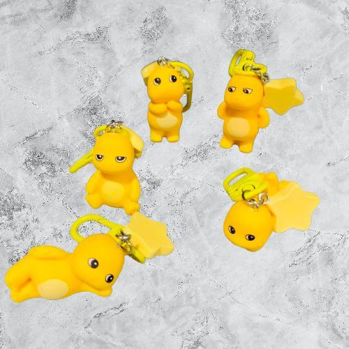 GANTUNGAN CUTE NAILONG DINO BINTANG GANCI RESIN KEYCHAIN