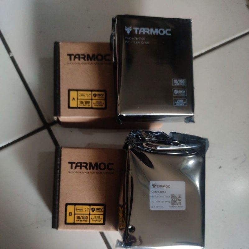 Tarmoc HTB-3100-A HTB-3100-B Ethernet Media Converter ไฟเบอร์ออปติก 20KM Unit
