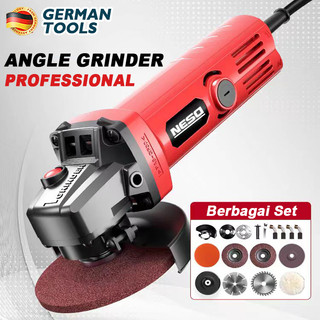 German tools Mesin Gerinda Tangan 4 inch 100mm (COD) kecepatan variabel Angle Grinder mini Grinda NT850
