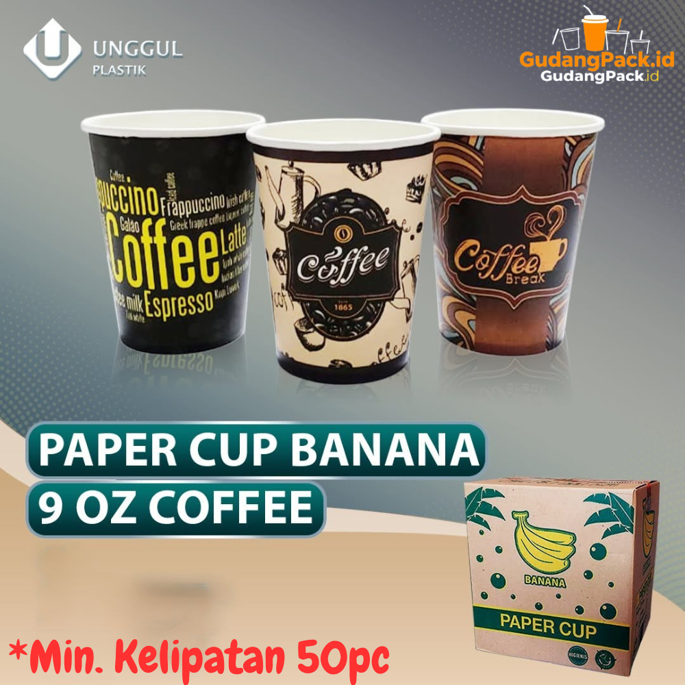 Paper Cup Coffee 9oz / Paper Cup Coffee Tea 9 OZ