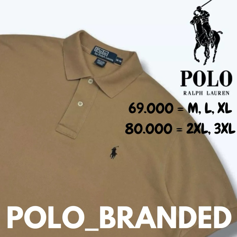 Polo Branded~เสื้อยืดคอปกแขนสั้นหนา OLP พรีเมี่ยมแบรนด์