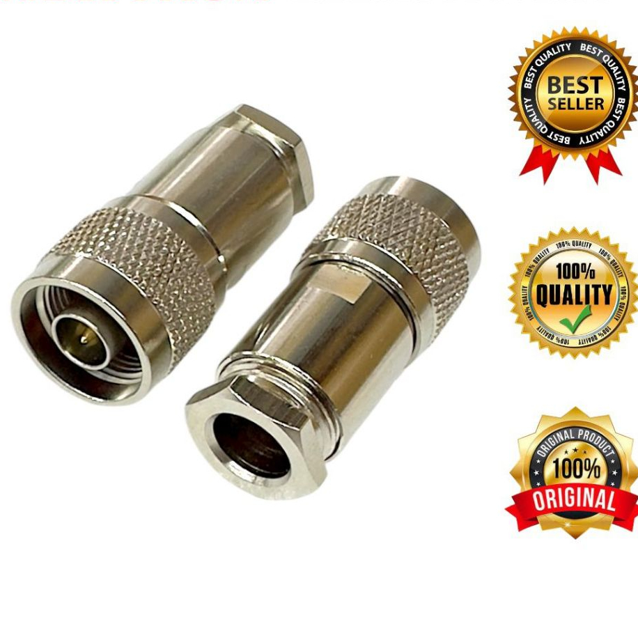 Connector N ตัวผู้เป็นสาย RG8 สาย Coaxial RG 8 Koaxial