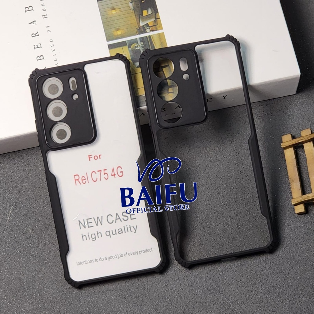 Realme C75X Realme C75 Case Fusion กันกระแทกปลอกใส Realme C75X Realme C75