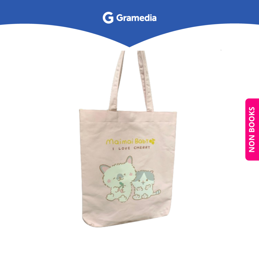 Gramedia Surabaya - KAKO TOTE BAG MAAIBABY CAT MHL070664