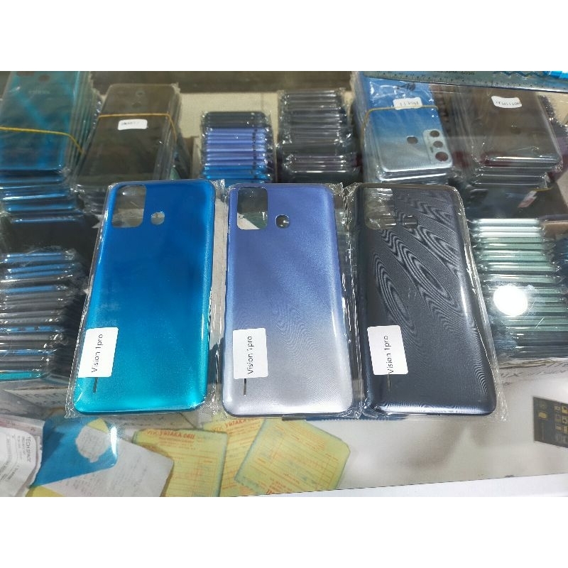 ประตูหลัง/BACKCOVER/ปลอก/ฝาหลังสําหรับ itel vision 1 pro l6502