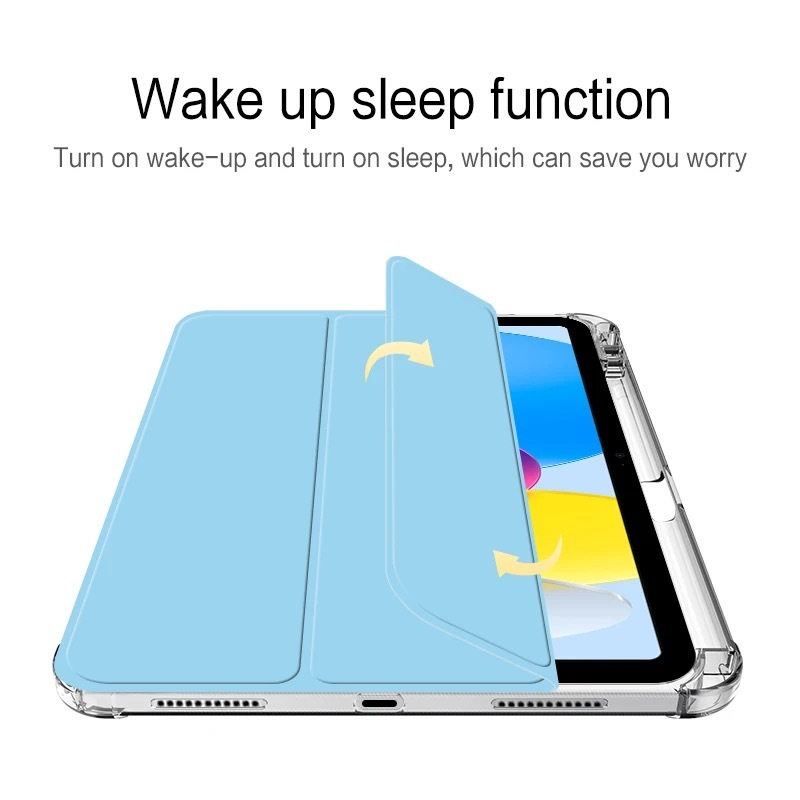 AUTO WAKE CASING FOLD STANDING INFINIX XPAD 20 PRO / XPAD 11 INCH / XPAD 20 FLIP COVER CRYSTAL LEATH