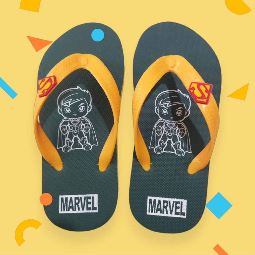 รองเท้าแตะสําหรับเด็ก Superman Flip Flops