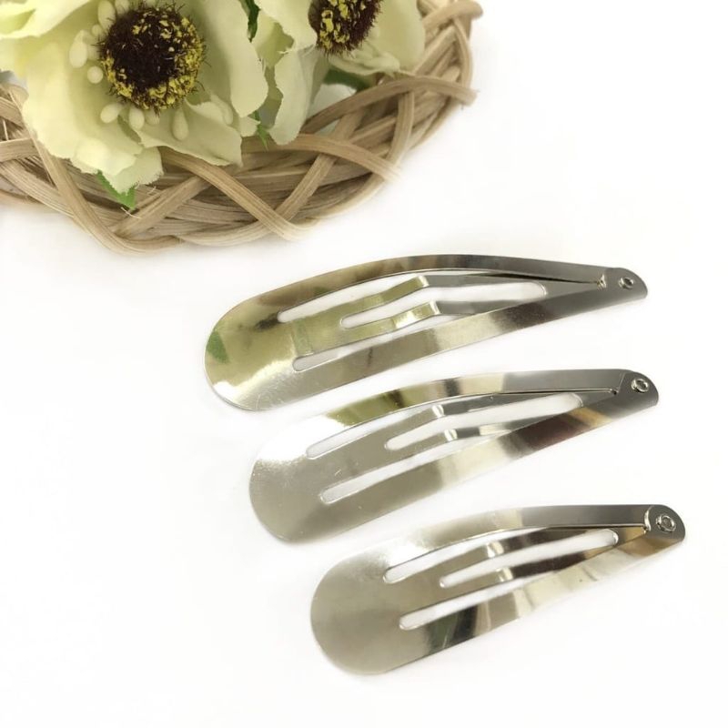 SILVER TIKTOK CLIPS / IRON HAIR CLIPS / TRIANGLE TIKTOK CLIPS