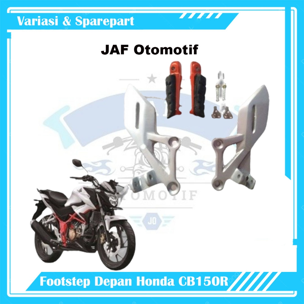JAF ยานยนต์ Footstep CB150R Step CB150R Postep CB150R พักเท้าหน้า CB150R ขั้นตอนหน้า CB150R หนึ่งชุด