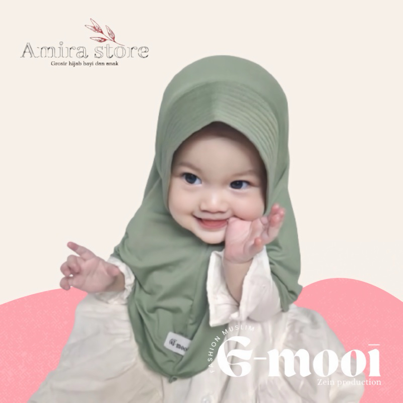 G-MOOI ฮิญาบเด็ก 0 6 เดือน 1-8 ปี BERGO HAMIDA กีฬา CHILDREN เด็ก hijab ทารกแรกเกิด headscarf