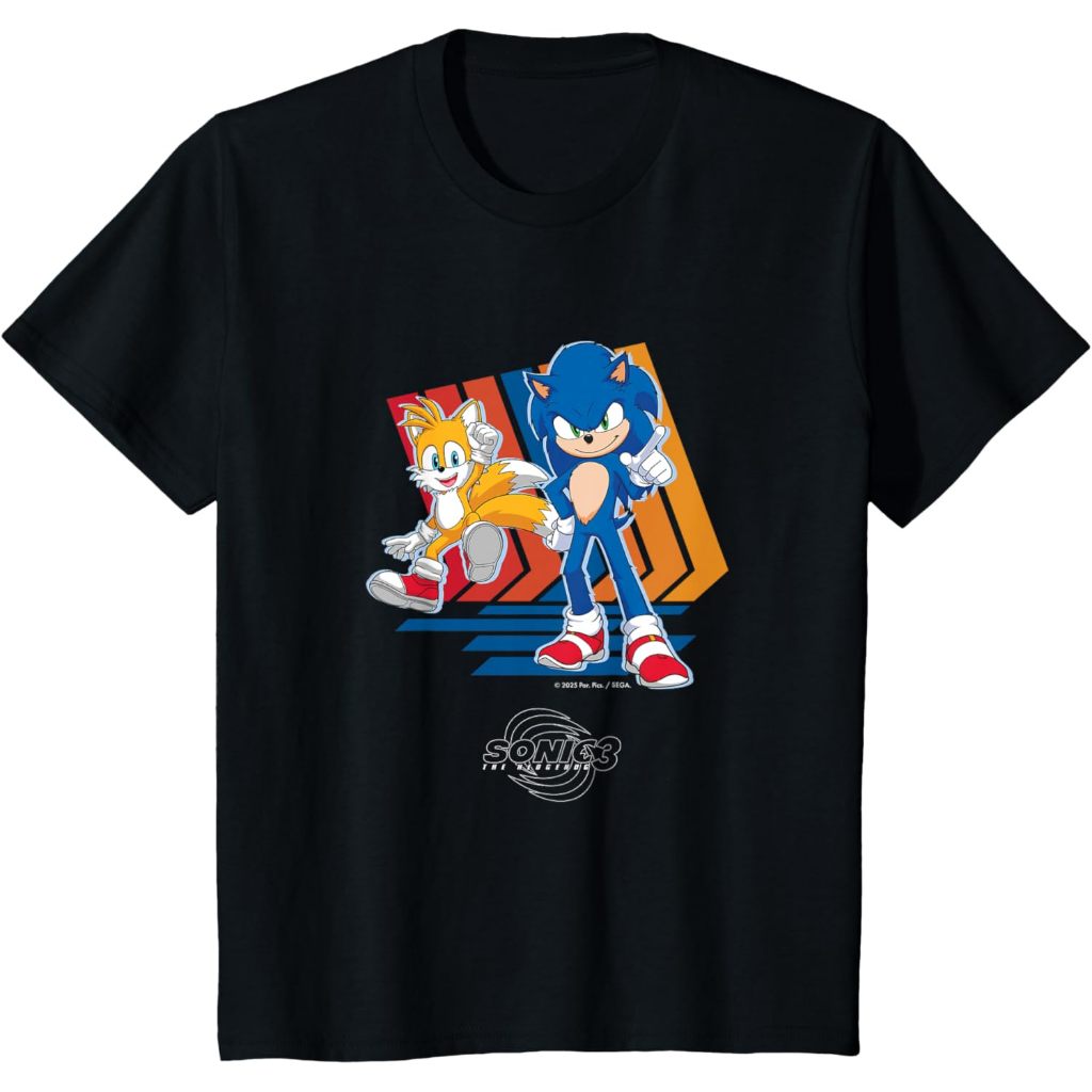 เสื้อยืดเด็ก Sonic the Hedgehog 3 - เสื้อยืด Sonic & Tails