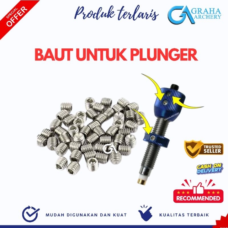 BOLT สําหรับ ARCHERY PLUNGER