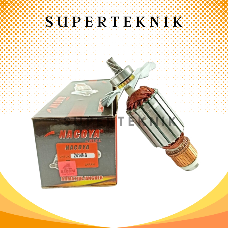 MESIN Nacoya Armature 2414b 2414nb Armature ตัด 14 Makita 2414 B Nb / NACOYA NAGOYA Armature Armatur