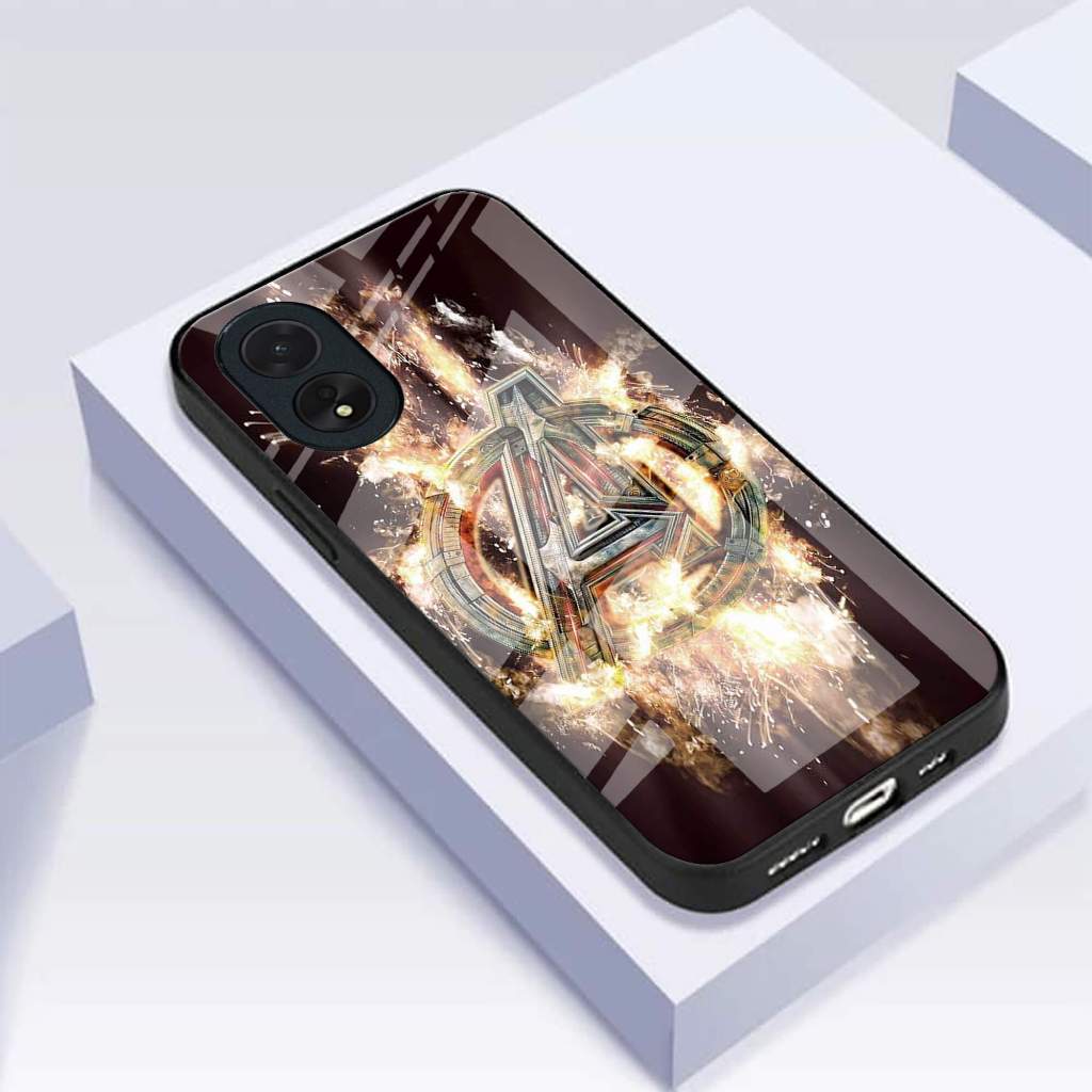 (J103) Softcase Glass OPPO A15 A1K A31 A8 A37 A39 A57 A3S A5 A9 A52 A92 A72 A53 A5S A12 A7 A11K A71 
