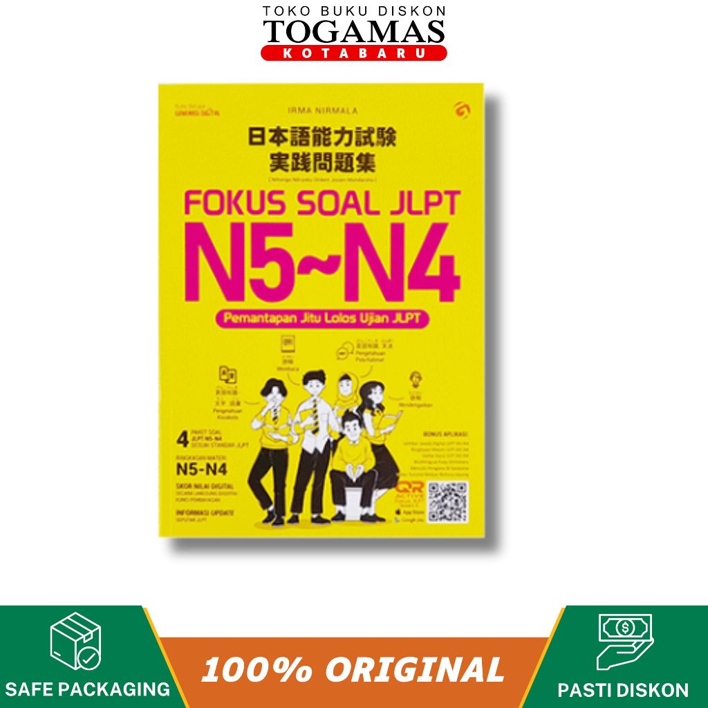 โฟกัสคําถาม Jlpt Japanese Languange Profficiency Test N5-N4 - Irma Nirmala