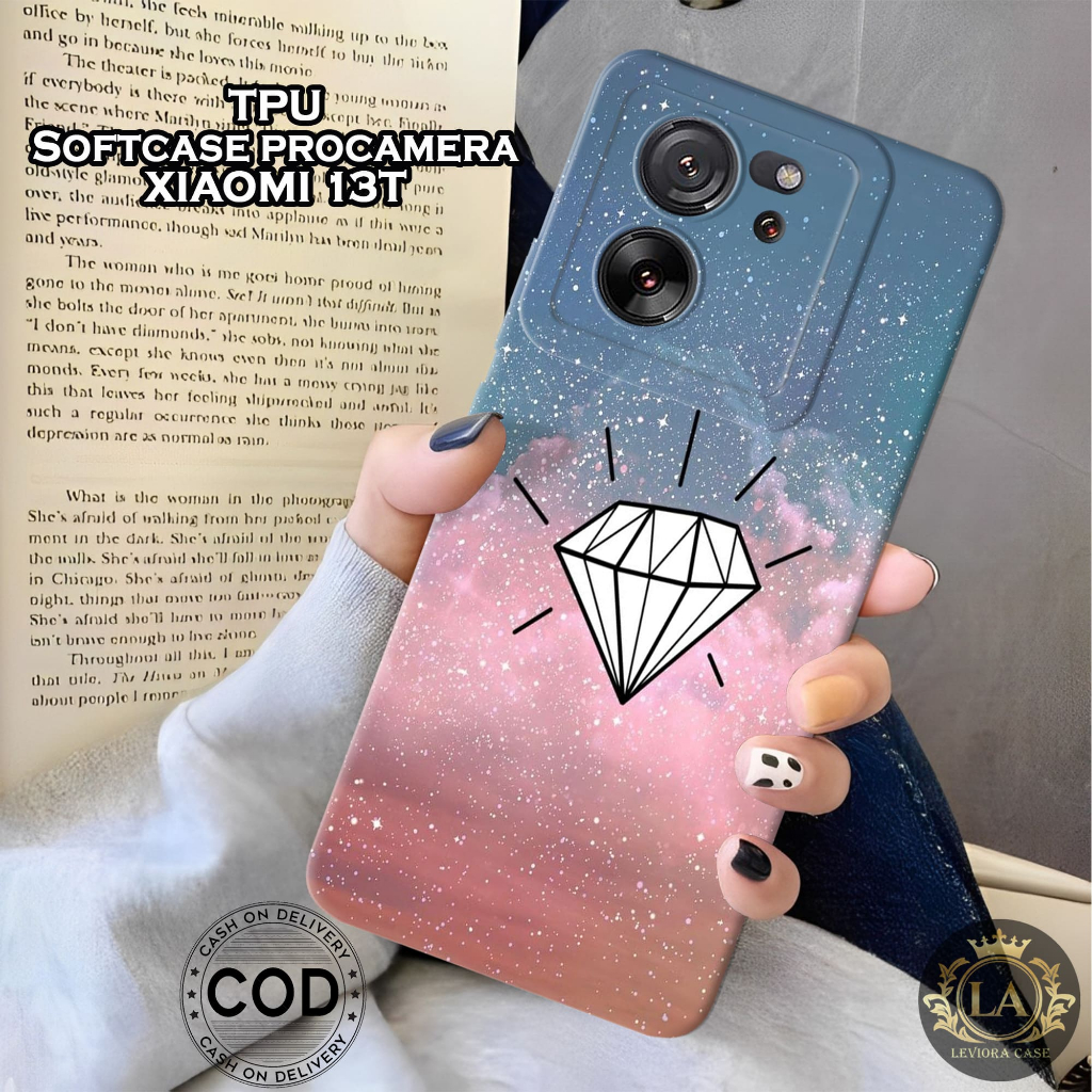 HP เคส Xiaomi 13T/13T Pro ล่าสุด - เคส Leviora - เคสเพชรแฟชั่น - Xiaomi 13T/13T Pro Softcase - เคสกล