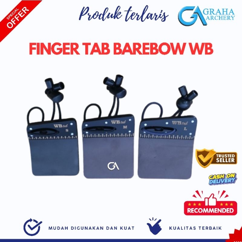 FINGER TAB BAREBOW WB | FINGER PROTECTOR สําหรับ ARCHERY EQUIPMENT