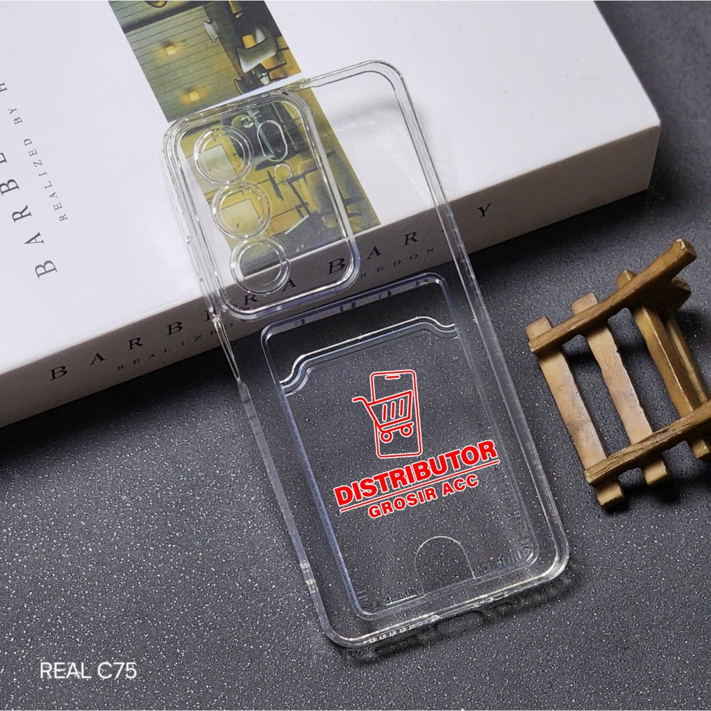 REALME C75 REALME C75X SOFTCASE CARD CASE เคลียร์ช่องเสียบการ์ด REALME C75 REALME C75X
