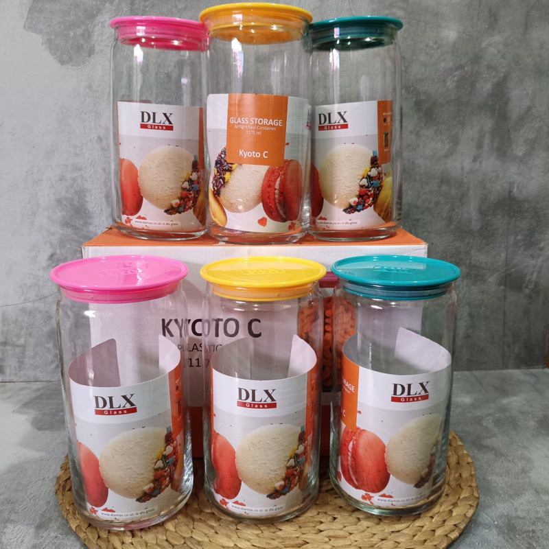 KYOTO C-PL JARS (6 ชิ้น) / เค้ก EID / แก้ว JARS + พลาสติก LIS (6 ชิ้น)