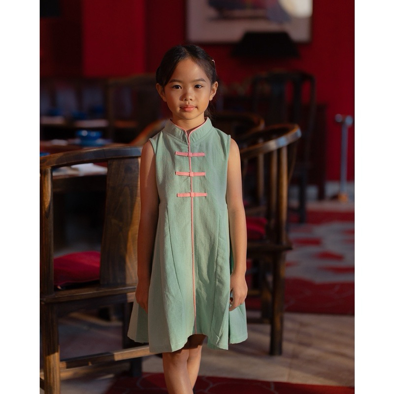 ชุดกี่เพ้าเด็ก lewis Gemma Qibao 12 ปี