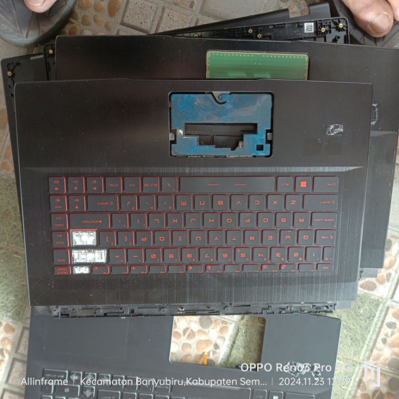 กรอบ + คีย์บอร์ด LAPTOP MSI GF63 Thin 9SC MSI GF63 MSI GF63 8RC NORMAL