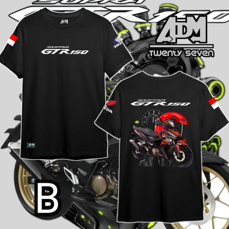 เสื้อยืด Honda Supra GTR Supra GTR เสื้อยืด GTR เสื้อยืด GTR150 เสื้อยืดรถจักรยานยนต์ Honda Supra เส