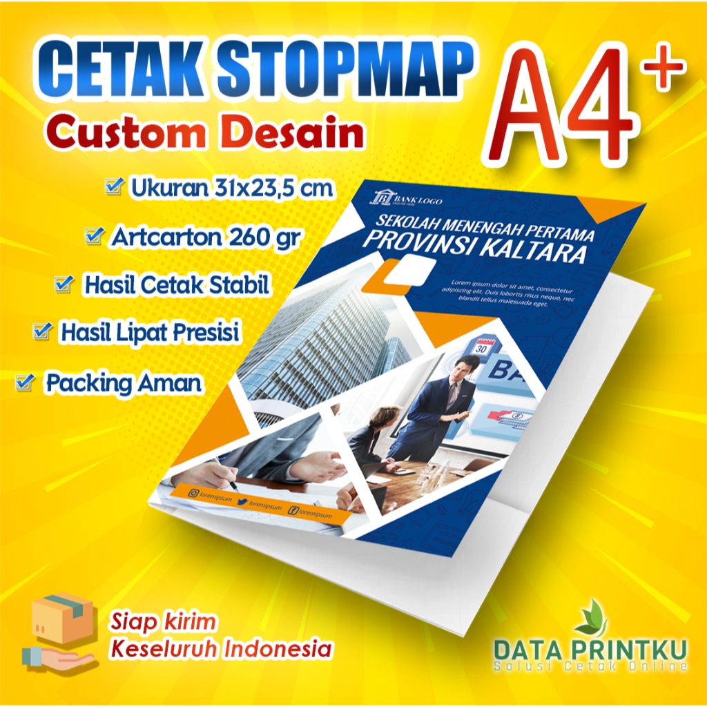 A4 Folder/Event Folder/Artcarton Folder 260 gr