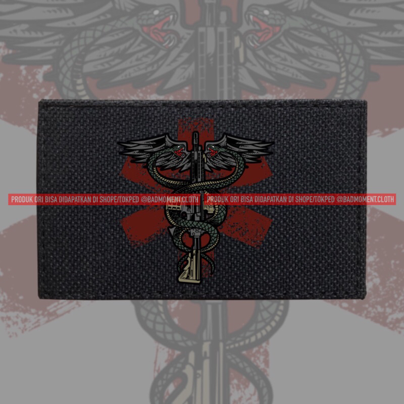 Patch Combat Medic Badmoment Black