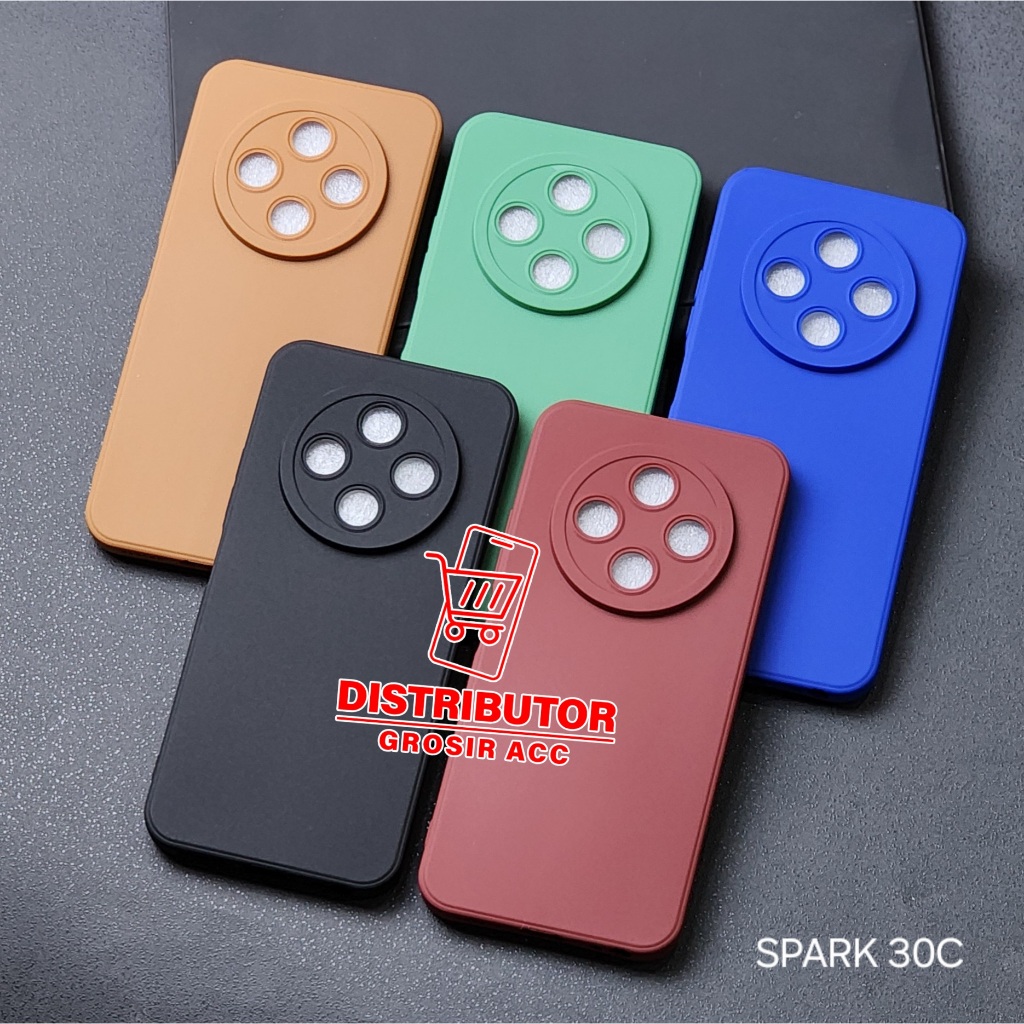 TECNO SPARK 30C CASE MACAROON PRO เคสกล้อง TECNO SPARK 30C