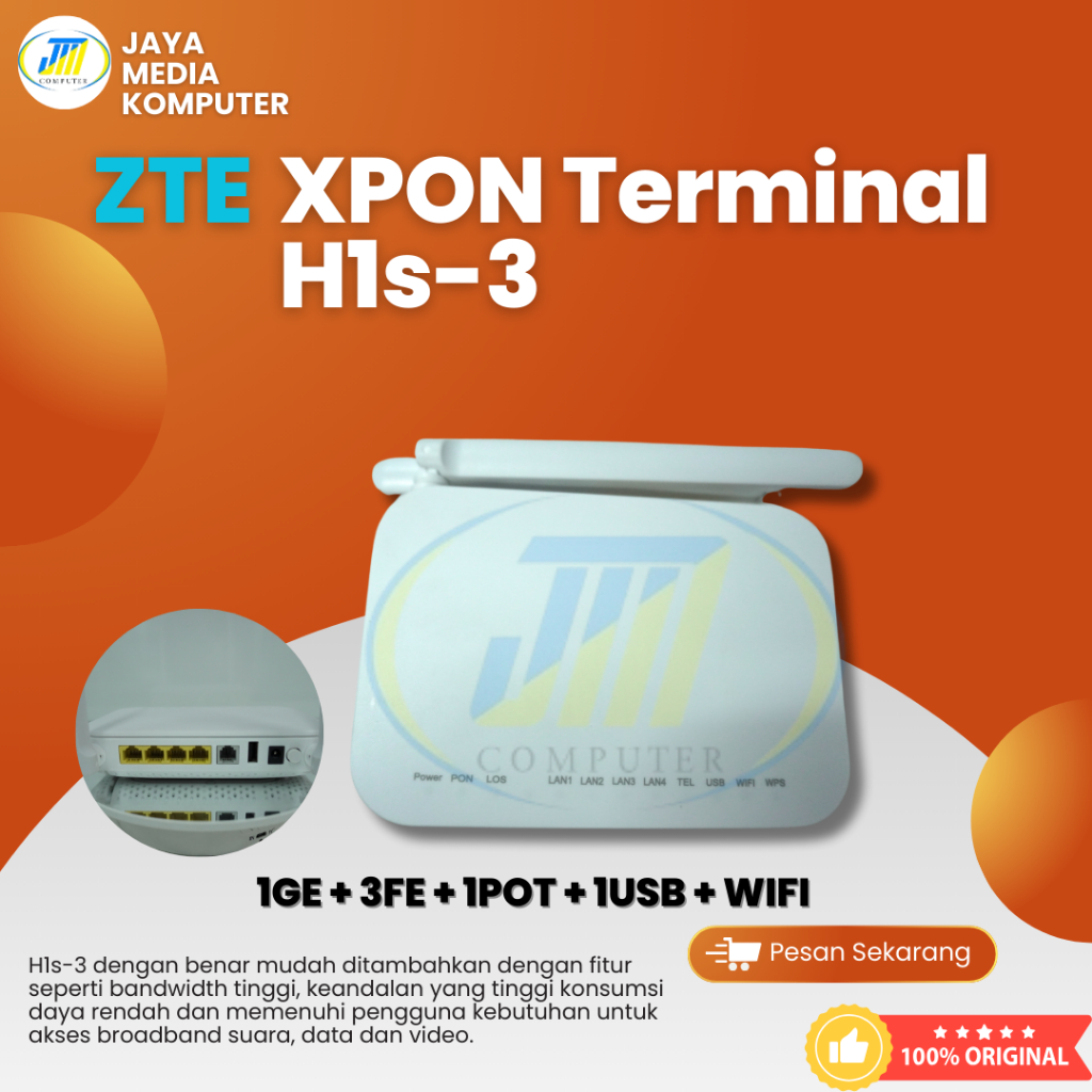 เทอร์มินัล ZTE Wireless XPON / รุ่น H1s-3