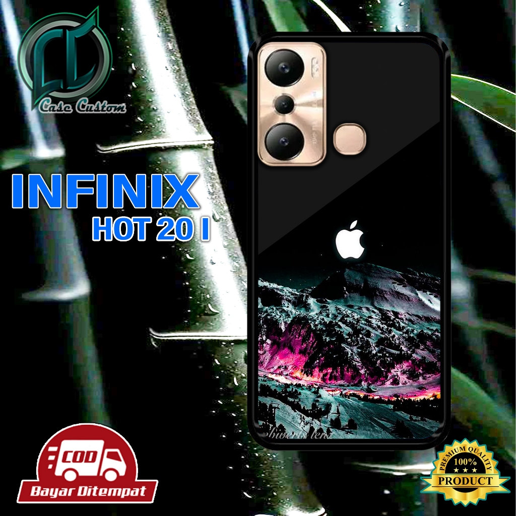 IPHONE HP INFINIX HOT 20i สามารถใช้สําหรับโทรศัพท์ทุกประเภท ยัง _เคสเงาล่าสุด _เคสแบบกําหนดเอง_Hardc