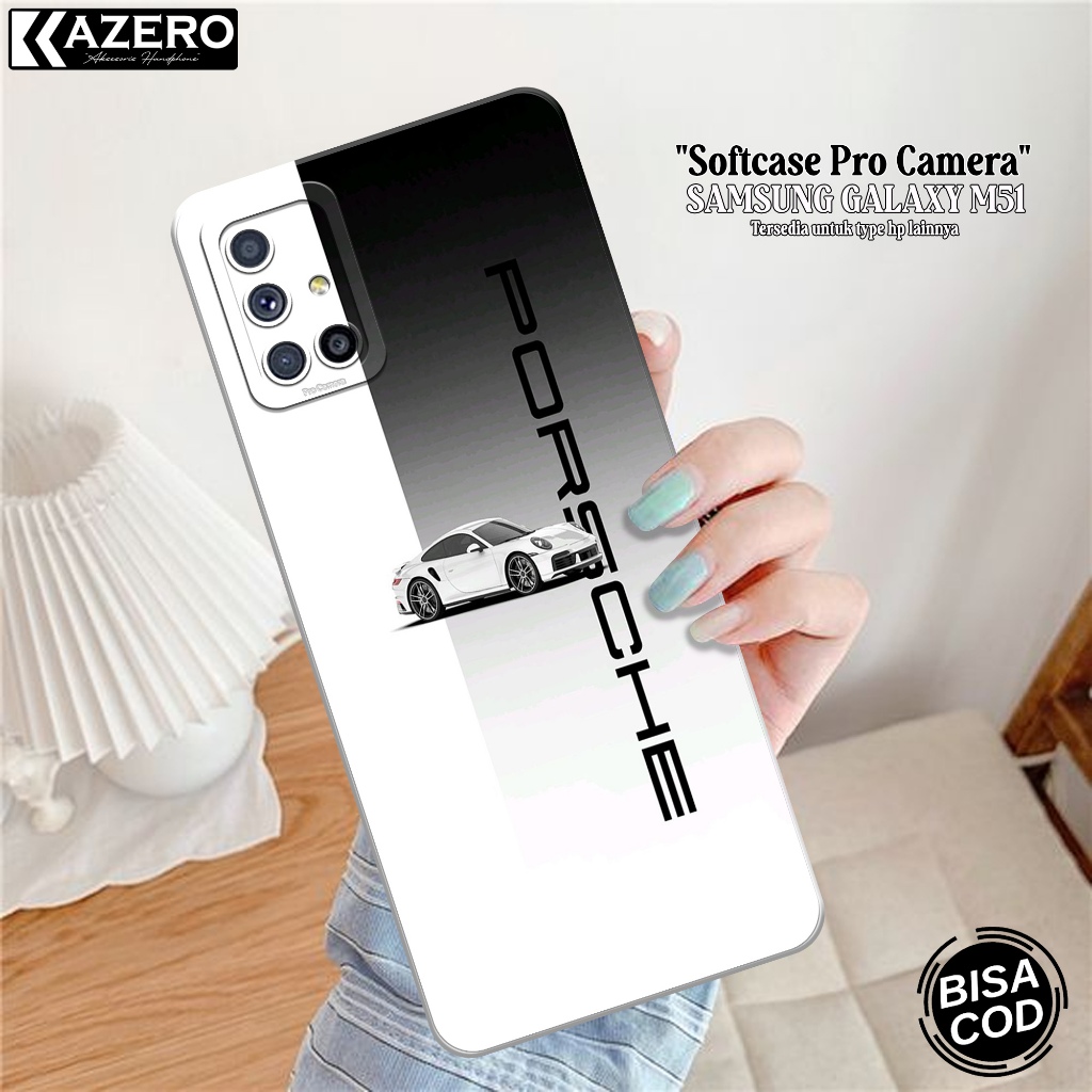 เคสโทรศัพท์ซิลิโคน HP Samsung Galaxy M51 - เคสแฟชั่นรถยนต์ - กล้อง Pro - เคส Samsung Galaxy M51 - เค