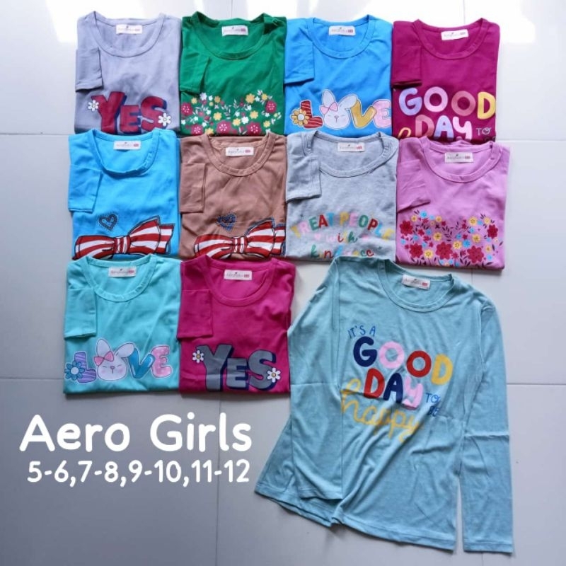 Aero Girls Long T-Shirt est. 6-10th
