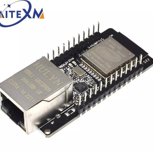 WT32 ETH01 ESP32 พร้อม Ethernet LAN RJ45 WiFi Combo Gateway บลูทูธ WT32-ETH01 บอร์ดพัฒนา