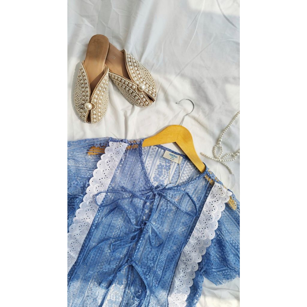 Iwear_noona //MIJA VEST //ด้านนอกลูกไม้, KONDANGAN / LEBARAN, เสื้อผ้าผู้หญิงเกาหลี ดูแฟชั่นมุสลิม